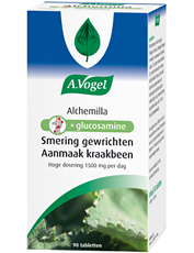 Glucosamine+Alchemilla Soepel blijven bewegen, smering van de gewrichten en opbouw van kraakbeen
