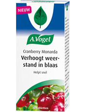 A.Vogel Cranberry Monarda | Ondersteunt een gezond milieu in de blaas, bevat een hoge concentratie cranberry