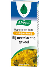 Hyperiforce forte met Sint Janskruid bij neerslachtigheid, winterdip, winter depressie en depressiviteit 
