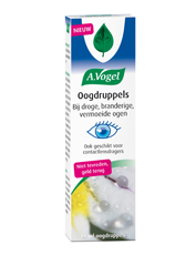 Oogdruppels voor verfrissing en verzachting bij droge, rode of vermoeide ogen, ook voor lenzen