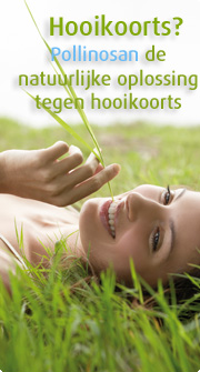 last van hooikoorts? Pollinosan helpt