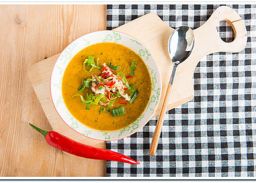 Courgetteknoflooksoep met makreel: Veggie & Fishy Soup