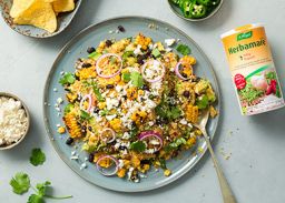 Mexicaanse streetfood maissalade met quinoa