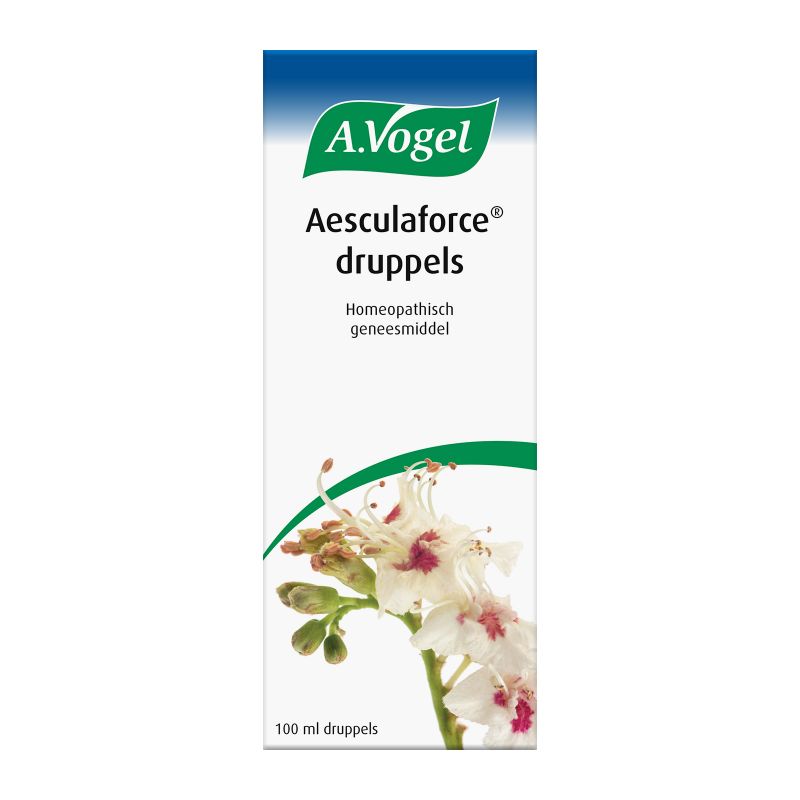 In verpakking Aesculaforce druppels voorkant