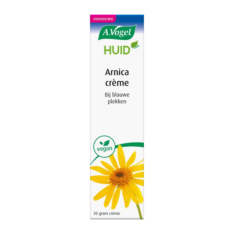 In verpakking Arnica crème voorkant