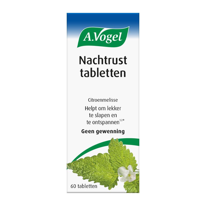 In verpakking  Nachtrust tabletten voorkant