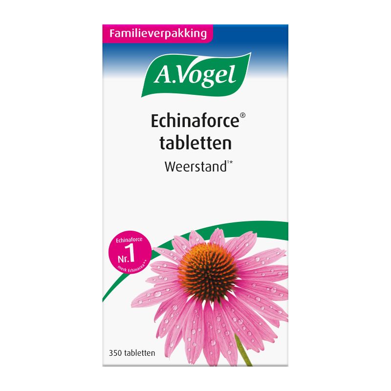 In verpakking Echinaforce tabletten voorkant