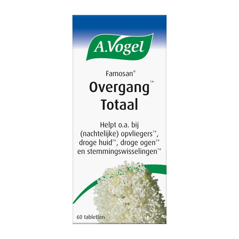 In verpakking Famosan Overgang1* Totaal tabletten voorkant