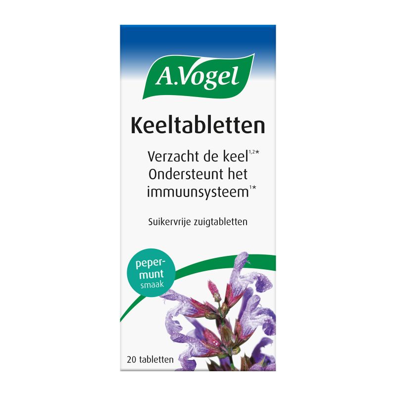 In verpakking Keeltabletten voorkant