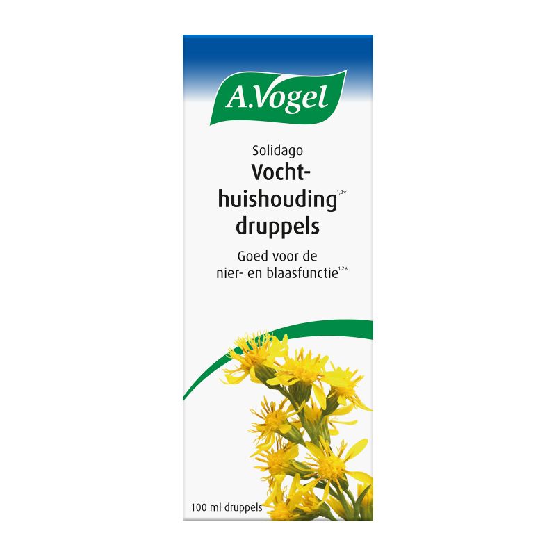 In verpakking Solidago Vochthuishouding druppels voorkant