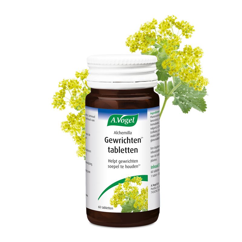 Uit verpakking Alchemilla Gewrichten1* tabletten voorkant