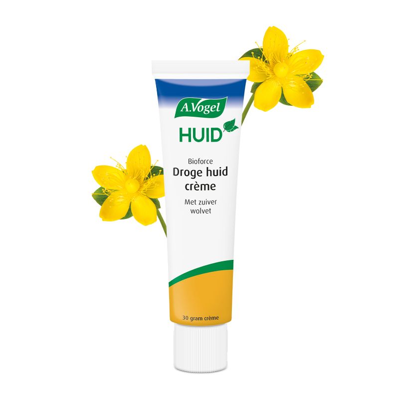 Uit verpakking Bioforce Droge huid crème voorkant