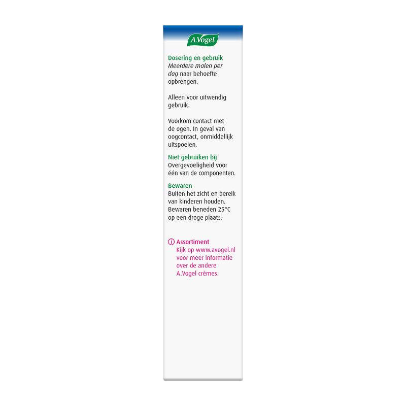 Uit verpakking Bioforce Droge huid crème linkerkant