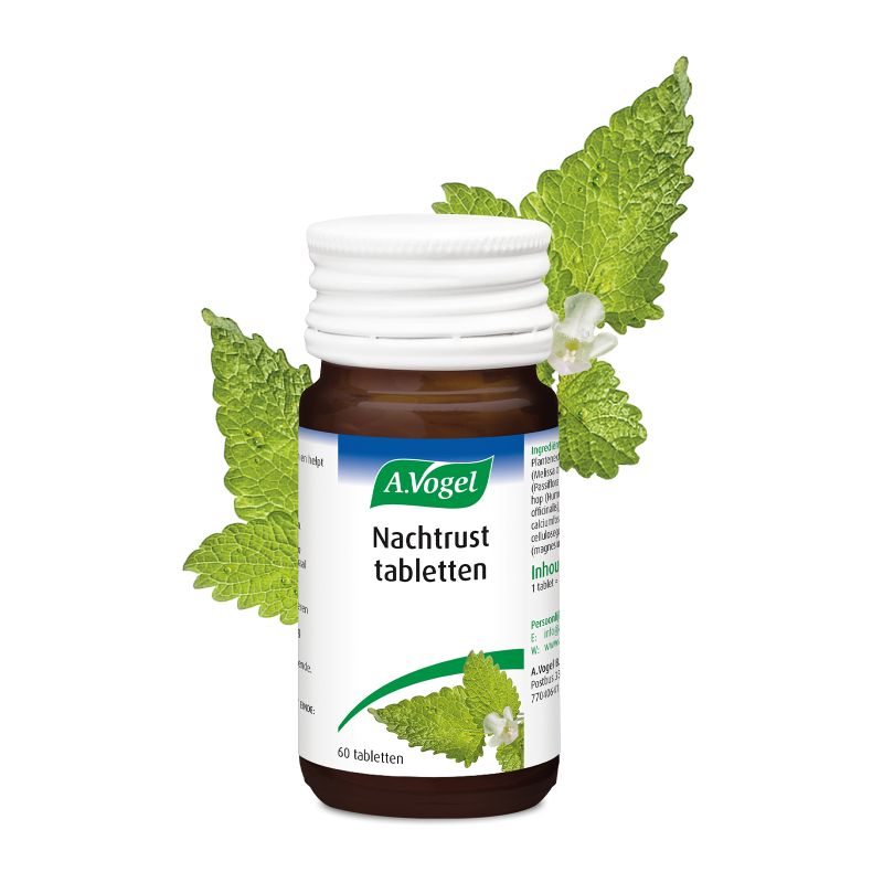 Uit verpakking  Nachtrust tabletten voorkant