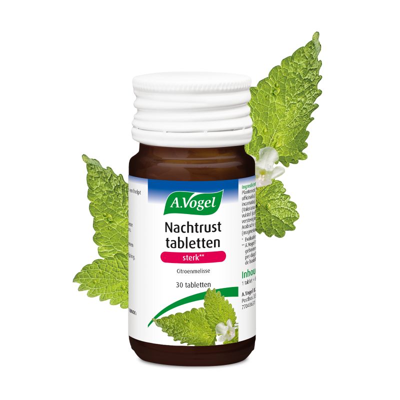 Uit verpakking Nachtrust sterk tabletten voorkant