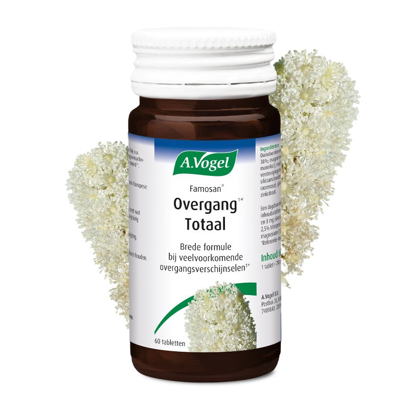 Uit verpakking Famosan Overgang1* Totaal tabletten voorkant