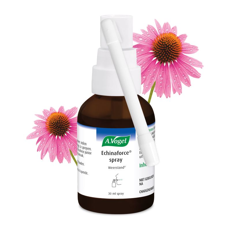Uit verpakking Echinaforce spray voorkant