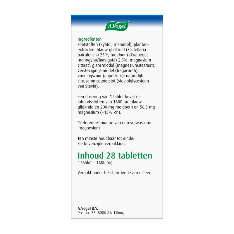Verpakking Focus1 en concentratie1 kauwtabletten rechterkant