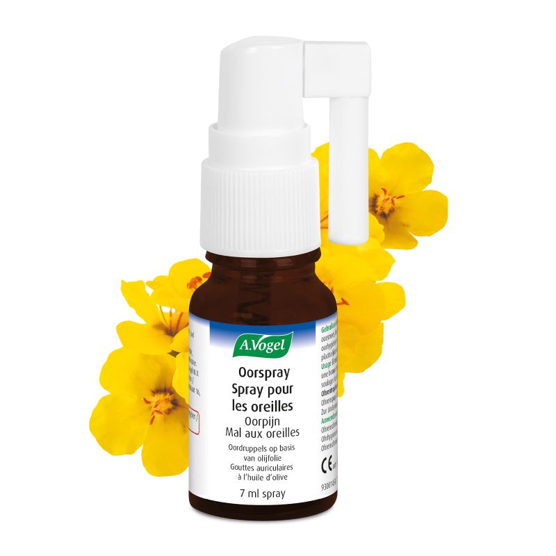 Uit verpakking Oorspray oorpijn - 1ste natuurlijke oorspay bij oorpijn voorkant