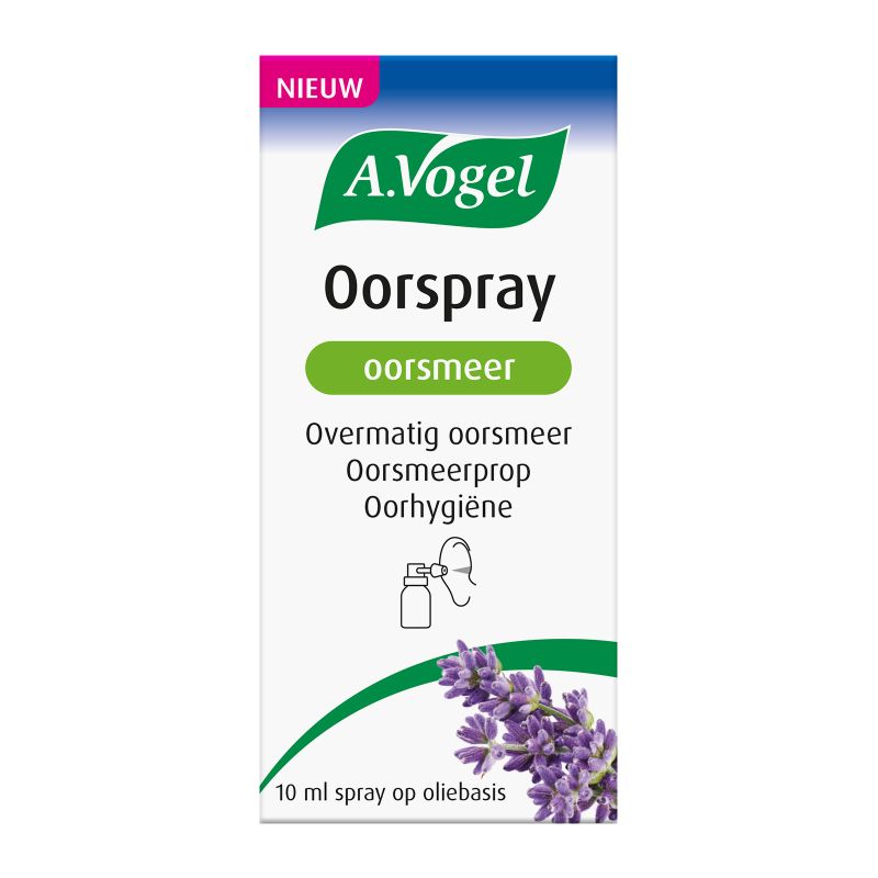 In verpakking Oorspray oorsmeer  voorkant