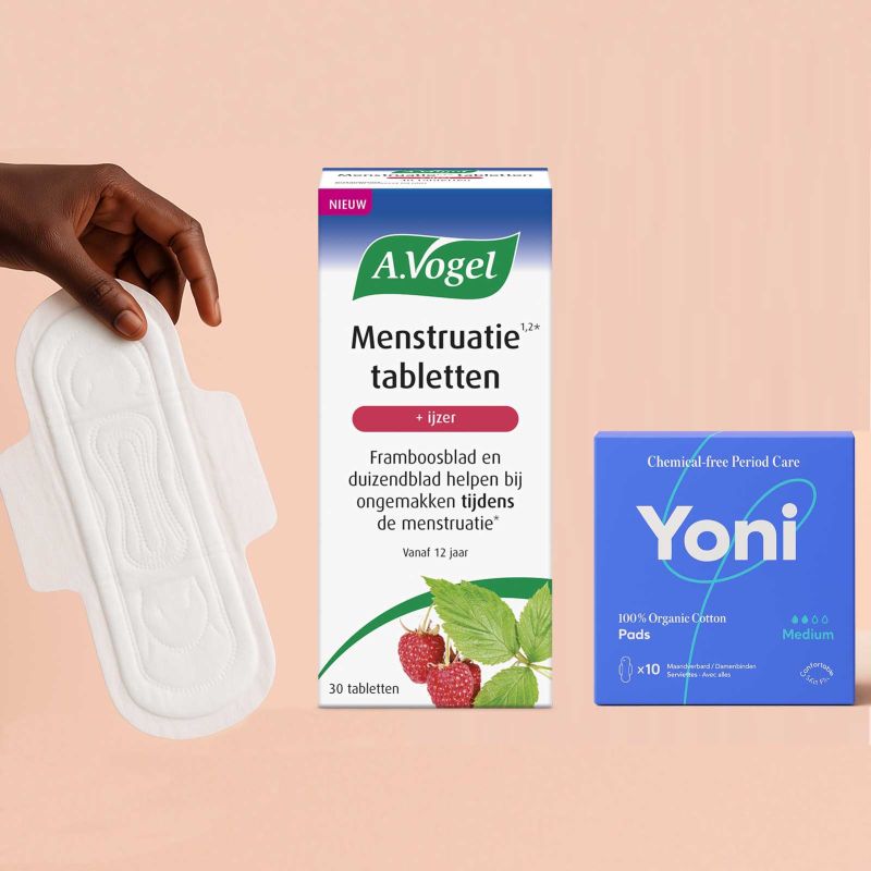 Menstruatie tabletten en Yoni maandverband