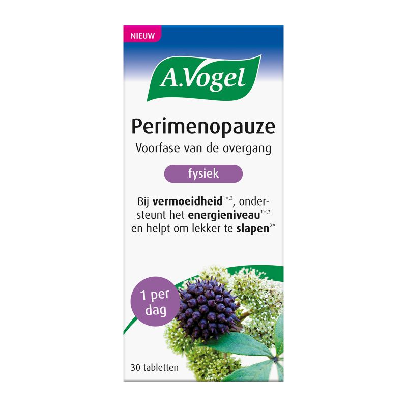 In verpakking Perimenopauze fysiek tabletten voorkant