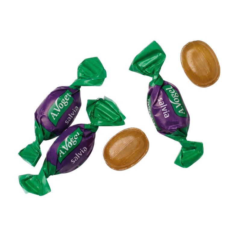 Verpakking A.Vogel Salvia bonbons 75g rechterkant