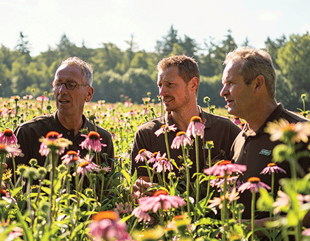 tuinmannen in A.Vogel tuinen