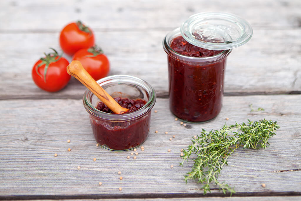 Smokey bbq saus met Herbamare Spicy