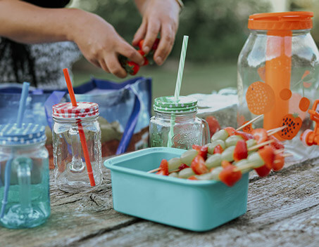 Gezonde fruitspies